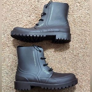 DKSUKO Waterproof High Top Rain Boots Women's Size 8.5